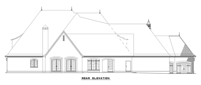 NDG1381-Rear Elevation