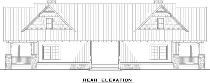 NDG1464-Rear Elevation