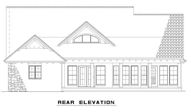 NDG1143-Rear Elevation