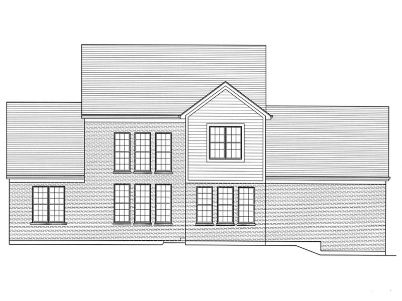 HPP 23992 house plan rear from houseplansplus.com