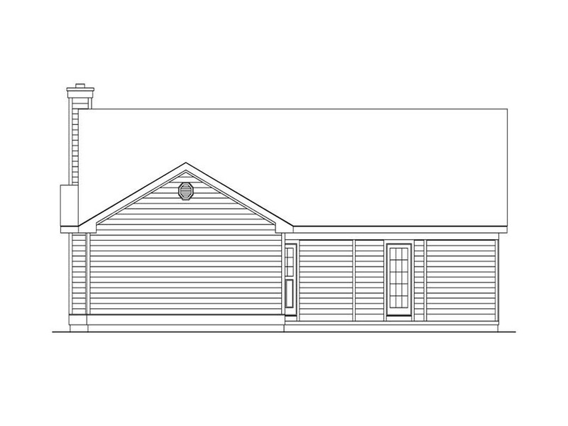 HPP 24236 house plan rear