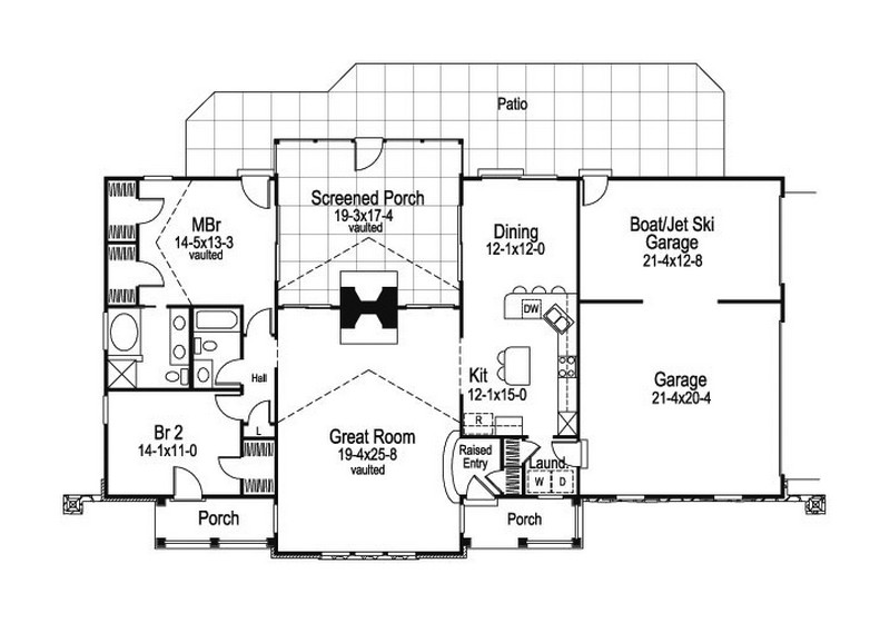 HPP-24269 house plan main floor