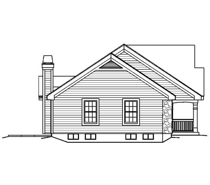 HPP-24298 house plan left