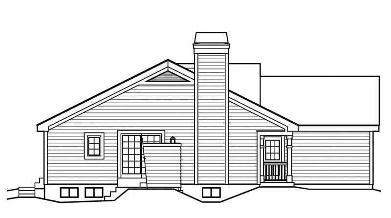 HPP-24308 house plan left