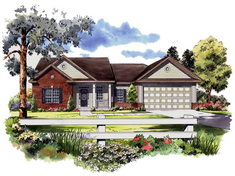 HPP-24343 house plan rendering