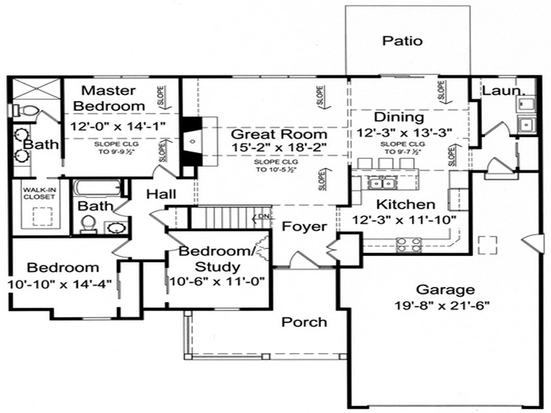 HPP 24168 house plan first floor plan